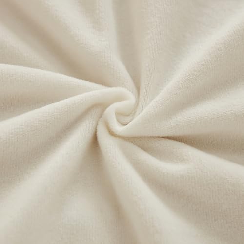 EMME Luxury Khaki Fuzzy Duvet Cover Set Twin Size Fluffy Comforter Cover Set 2 Pieces Shaggy and Plush Soft Bedding Duvet Covers (Tie Dye Khaki, Twin) EMME