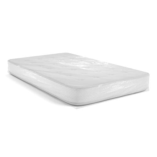 Ultrasac High Performance Queen Size Mattress 2.0 MIL (eq) Clear Cover Waterproof Bags - 70" x 92" - Pack of 1 - for Moving, Storage, & Commercial Ultrasac