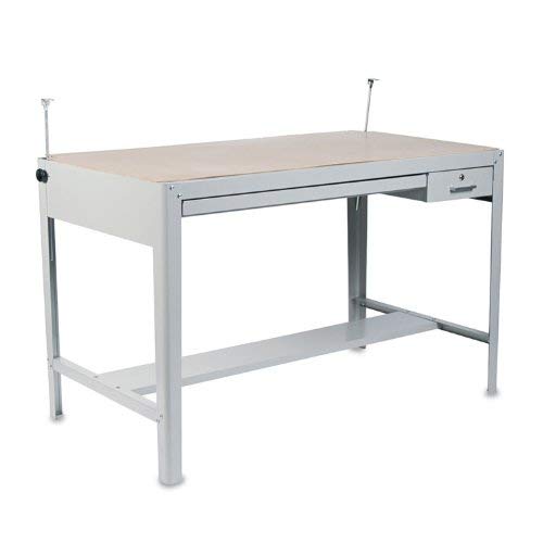Safco Products 3962GR Precision Drafting Table Base for Use with 3952, 3953 Table Top, Sold Separately, Gray Safco