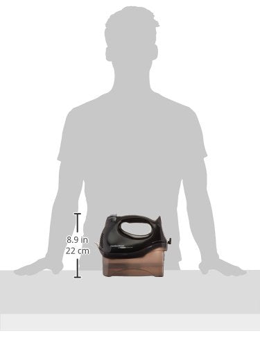 Hamilton Beach Power Deluxe 6-Speed Electric Hand Mixer with Snap-On Storage Case, QuickBurst, Beaters, Whisk, Powerful 250 Watt Motor, Bowl Rest, Black (62692) Hamilton Beach