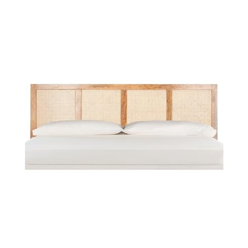 Safavieh Home Collection Vienna Natural Cane King Headboard Platform Safavieh