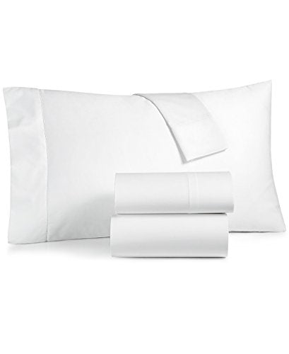 Charter Club Damask Solid 4 Pieces 550 Thread Count Cotton Sheet Set King White Charter Club Damask