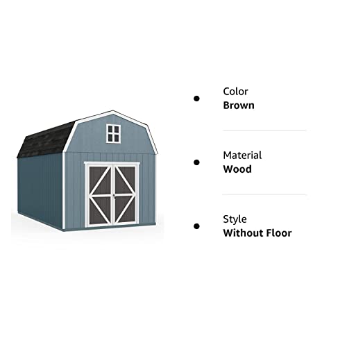 Handy Home Products Braymore 10x16 Do-It-Yourself Wooden Storage Shed Handy Home Products