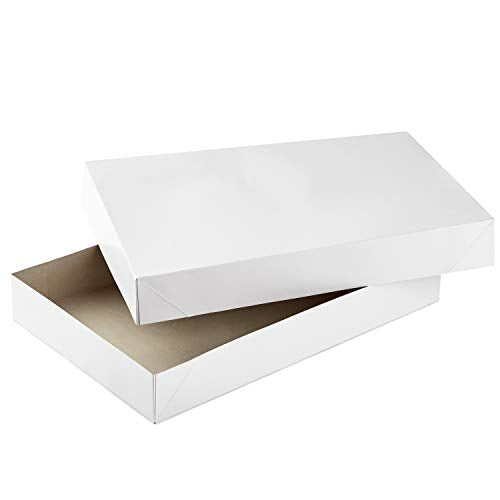 Hallmark XLarge Gift Boxes with Lids (12 Robe Boxes, White) for Birthdays, Graduations, Christmas, Weddings, Bridal Showers Hallmark
