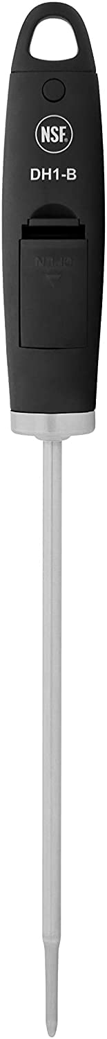 Escali DH1 Gourmet Digital Meat Thermometer with Extra Long Probe, NSF Certified, Black Escali