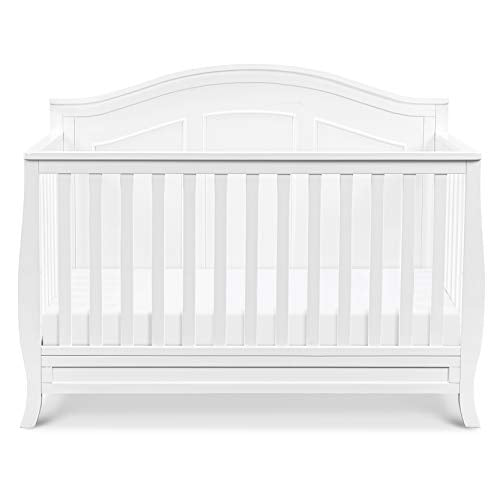 DaVinci Emmett 4-in-1 Convertible Crib in White, Greenguard Gold Certified DaVinci