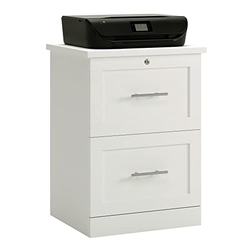 Realspace® 17" D Vertical 2-Drawer File Cabinet, White Realspace