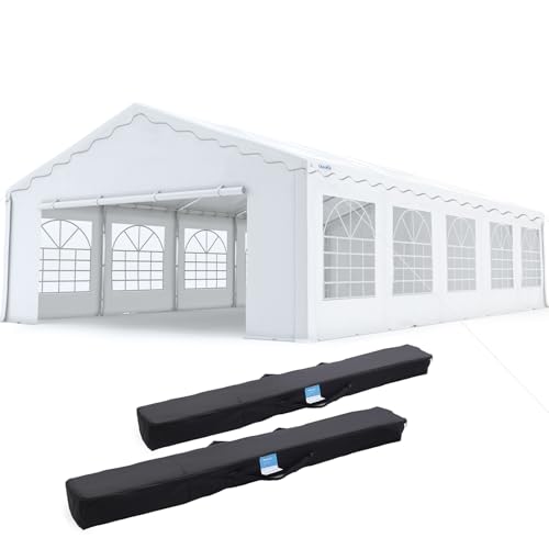 Quictent 20x30 Heavy Duty Party Tent Upgraded Galvanized Outdoor Canopy Tent Carport Wedding Event Shelter Wedding Tents for Parties with Storage Bags Quictent