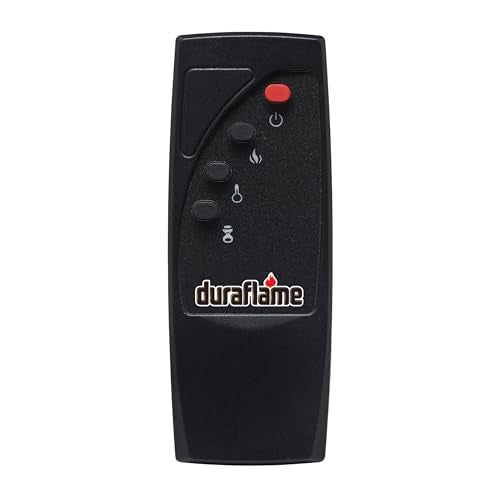 duraflame Freestanding Electric Fireplace Stove Heater with 3D Flame Effect for 1,000 Sq. Ft. Room, Black Duraflame