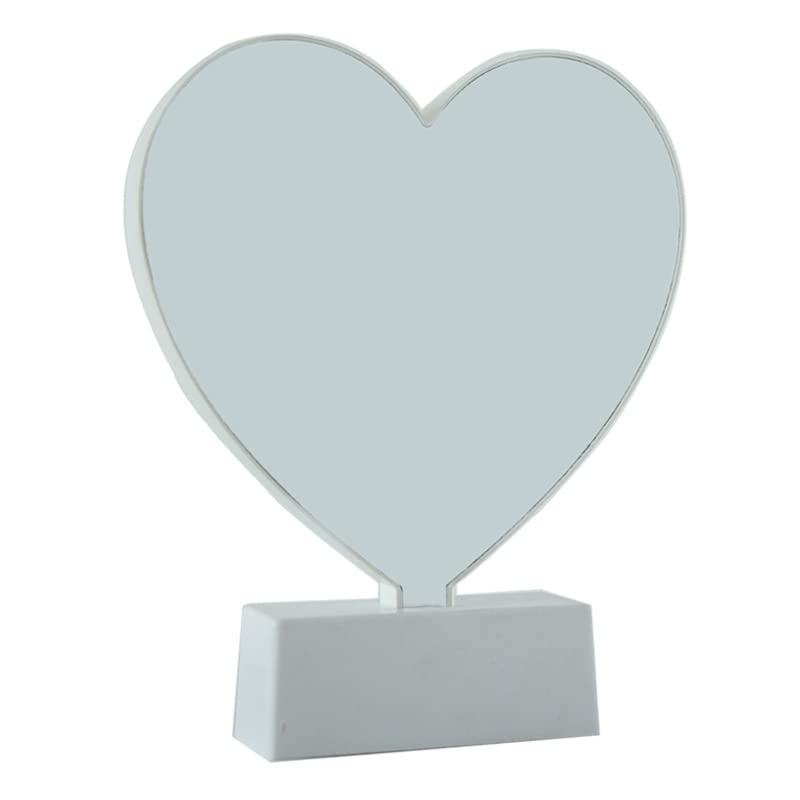 3D Mirror Night Light,Infinity Mirror Tunnel Light,Tunnel Light and Mirror,Desktop Lamp Party Home Decor LED Night Light (Heart-Shaped) HUH