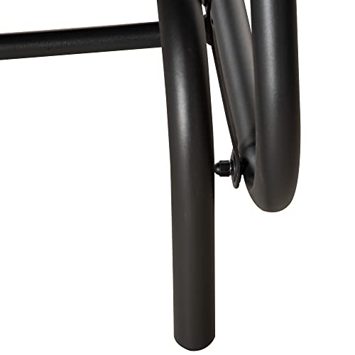 Outsunny Dark Grey 2-Person Outdoor Wicker Glider Bench with Extra Wide Seat Outsunny