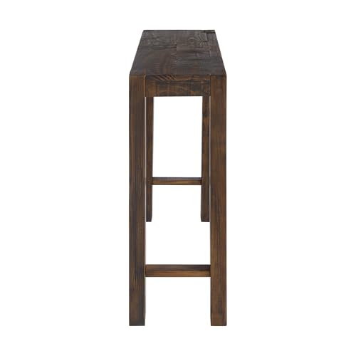 Alaterre Furniture Classic Solid Wood Console Table - 56 Inch Modern Farmhouse Entryway Table - Easy Assembly Living Room Furniture for Behind The Couch, Entryway, or Hallway (Brown) Alaterre Furniture
