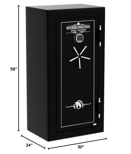 STEELWATER GUN SAFES New and Improved E.M.P Proof Steelwater Extreme Duty 22 Long Gun Fire Protection for 120 Minutes AMHD593024-EMP. Steelwater Gun Safes