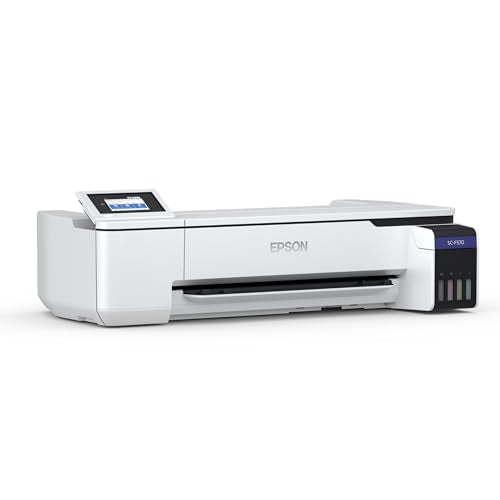 Epson Surecolor F570 Pro 24" Desktop Sublimation Printer, Includes Two Full Ink Sets, User Guide, Sublimation Paper, & Free Remote Install SCF570PE (Printer & Inks)