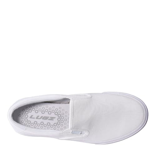 Lugz | Clipper Casual Sneakers for Women | Slip On Shoes For Women | Everyday Women Footwear, White, 8.5 M US Lugz