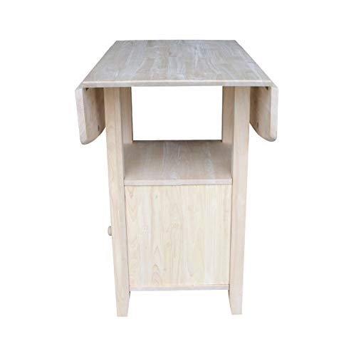 IC International Concepts T-3638DPG Bistro Table, Unfinished IC International Concepts