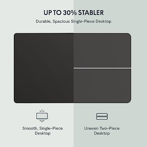 FLEXISPOT Standing Desk 55 x 28 Inches Stand Up Desk Workstation Home Office Computer Height Adjustable Desk (Black Frame + 55" Black Top 2 Packages) FLEXISPOT