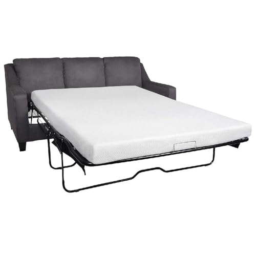 Milliard 4.5-Inch Memory Foam Sofa Bed Mattress Replacement, Queen Size, Pull Out Sofa Bed Queen Size, Sleeper Mattress & Couch Beds, Premium Comfort - Couch, Pullout Sofabed, Cama Not Included Milliard