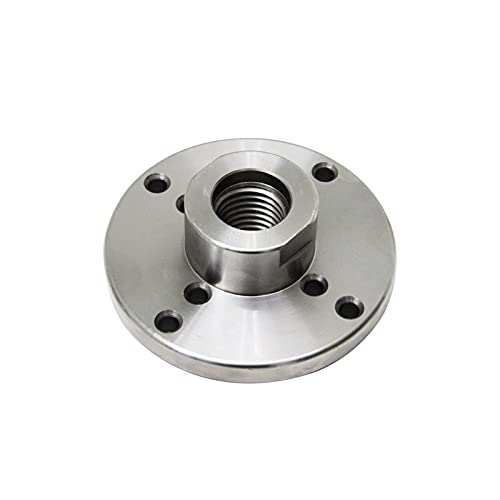 3d 4 "inch 100mm Wood Lathe Chuck Faceplate M33 X 3.5/1 Inch X 8TPI Thread Flange Faceplate Woodworking Turning Tools Accessories(1inch X 8TPI) SanmeiLi