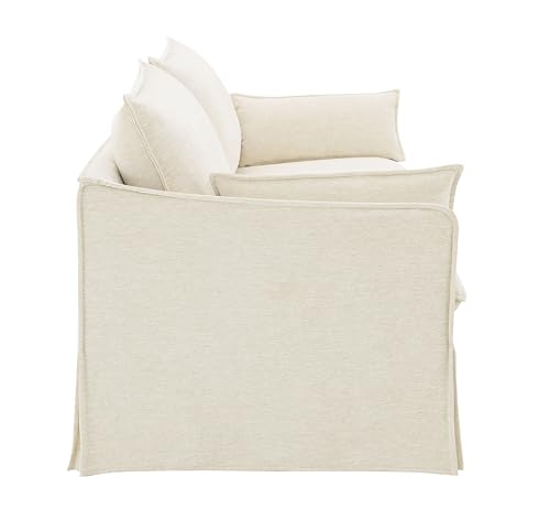 Acme Shane Sofa w/2 Pillows in Beige Linen Acme