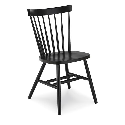 International Concepts Copenhagen Chair with Plain Legs, Black IC International Concepts