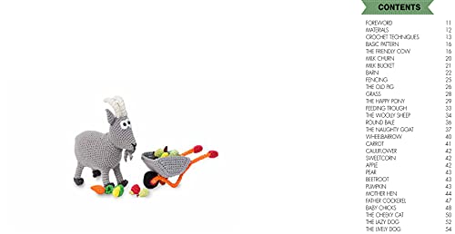 Amigurumi Farmyard: Over 20 cute crochet patterns to make your own mini farm! Search Press