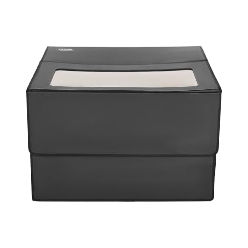 VEVOR Enclosure 31.5 x 31.5 x 19.6, Flame Retardant and Fireproof Cover, with Exhaust Fan and Pipe, Insulates Smoke, Noise and Eye Protection, Fits for Most Laser Engraver, Black VEVOR