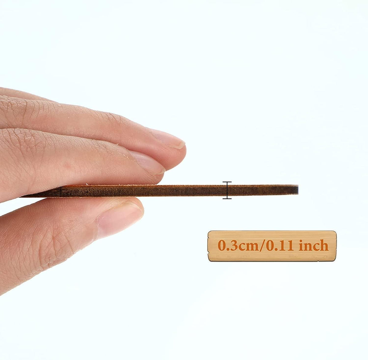 32 Pieces Unfinished Blank Wood Pieces Squares Crafts Natural Cutouts Tiles round Circles DIY Discs for 3 Sizes WoodArtSupply