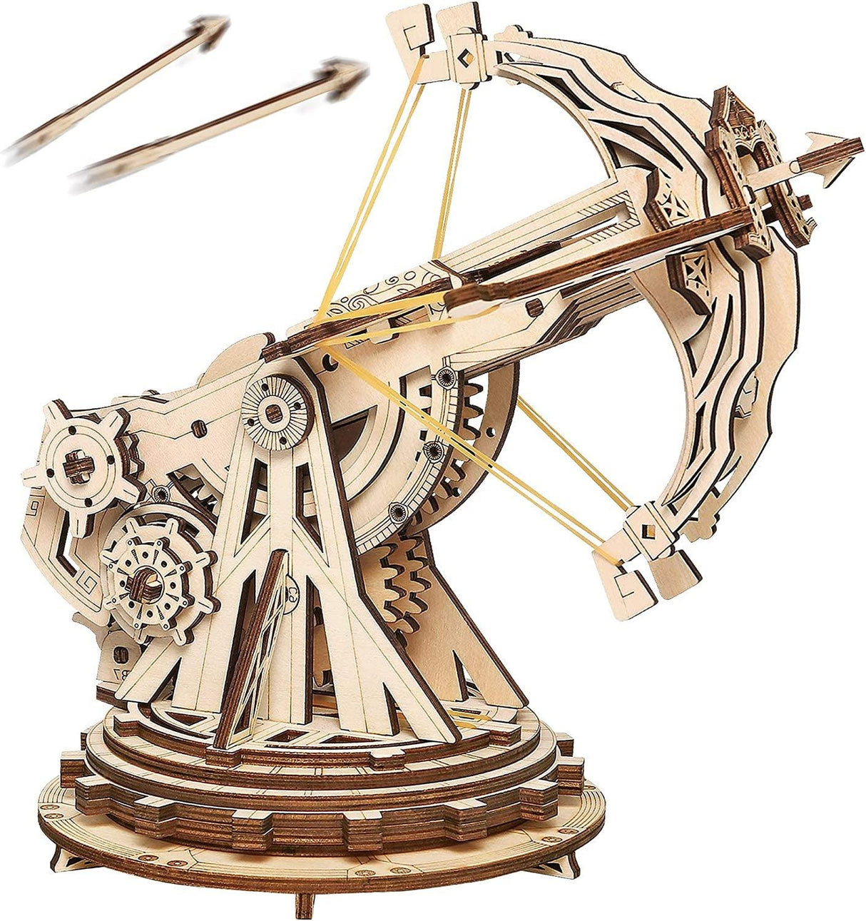 DIY Catapult 3D Wooden Puzzle Model Kit for Adults and Teens WoodArtSupply