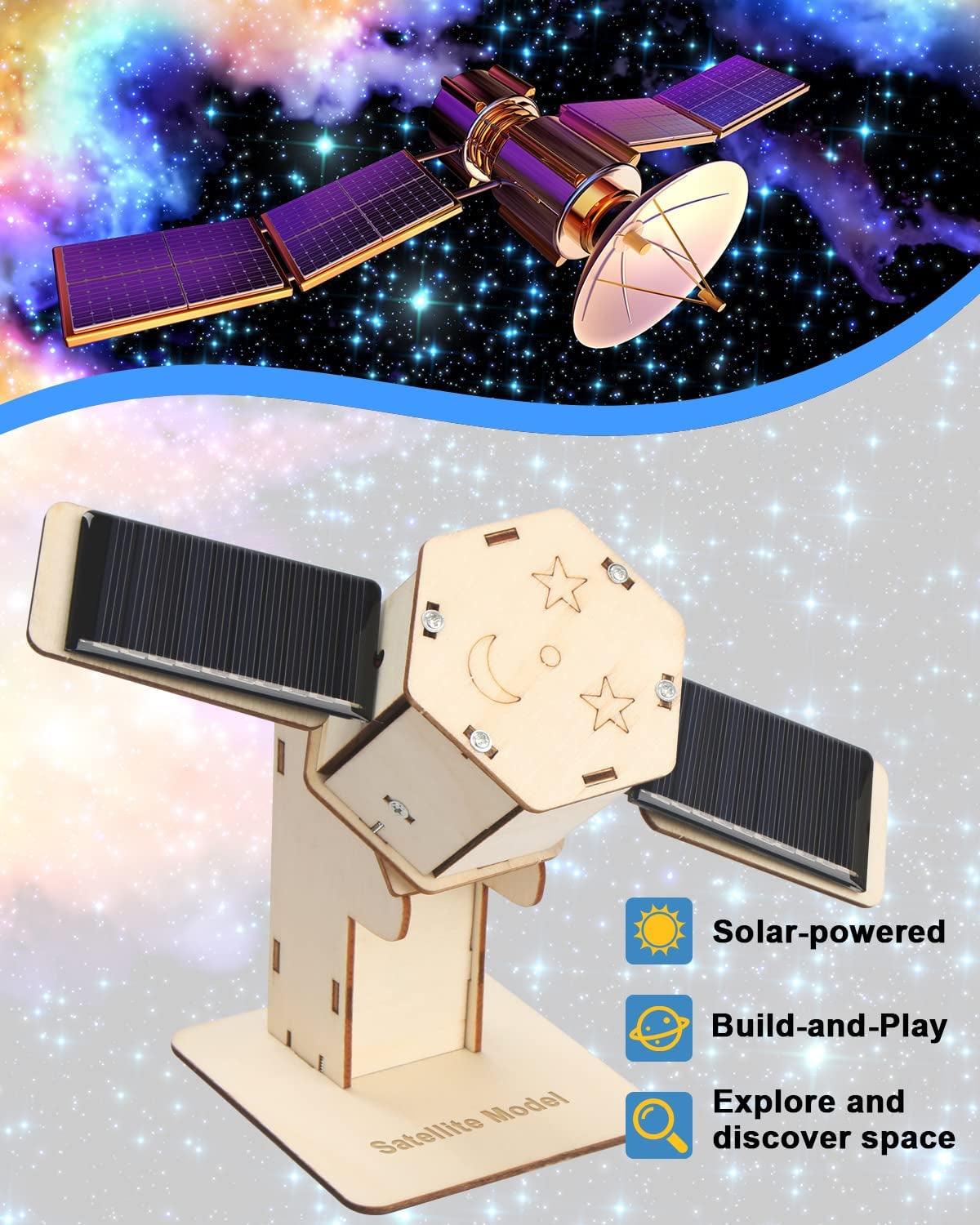 4-in-1 STEM Wooden Puzzle Kits for Kids Age 8-12 - Build & Learn with 3D Models WoodArtSupply