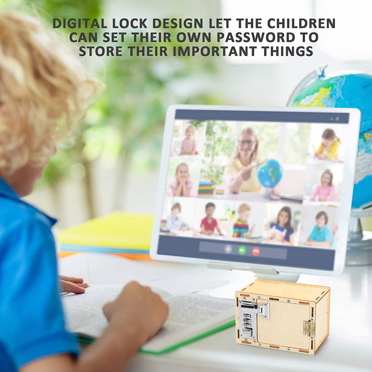 4 Set STEM Kit, Wooden Building for Kids, Robot Piggy Bank, Music Box, Password Lock Case, 3D Puzzle Educational Models DIY Toys WoodArtSupply