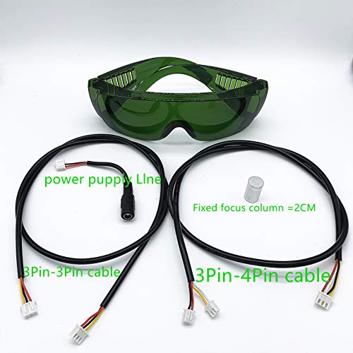 (40) Laser Head, Blue Laser Module, Ultra-Fast Engraving of Stainless Steel and Oxidized Metal, high Transmittance, with PWM TTL Nother