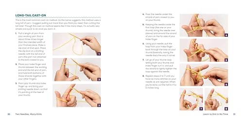 Two Needles, Many Knits: The New Knitter's Guide with Easy Patterns WoodArtSupply