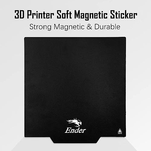 Creality Ender 3 Build Plate Ultra Flexible Removable Magnetic Build Surface Hot Bed Cover for Ender 3/Ender 3 Pro/Ender 3 V2/Ender 5/Ender 5 Pro/Ender 3 S1, 235X235MM Mefine