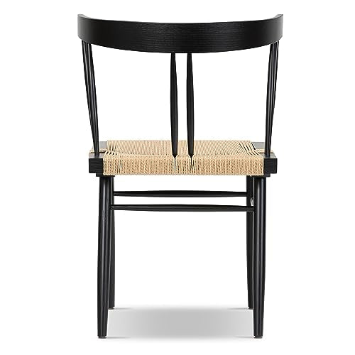 POLY & BARK Ferrara Dining Chair, Black POLY & BARK
