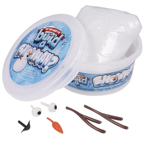 Kangaroo Build a Snowman Kit 3Pk, Do You Want To Build a Snowman, Melting Snowman Putty Kit, Make Snowman Kit, Kids Stocking Stuffers, Toddlers Stocking Stuffers, Snowman Clay Craft Kit, Snowman Craft Kangaroo