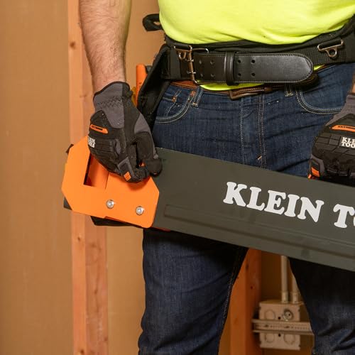 Klein Tools 66188 Folding Saw Horse, 2x4 Support Arms, 26-Inch to 32-Inch Adjustable Height, Heavy Duty Jobsite Table, 1-Pack Klein Tools