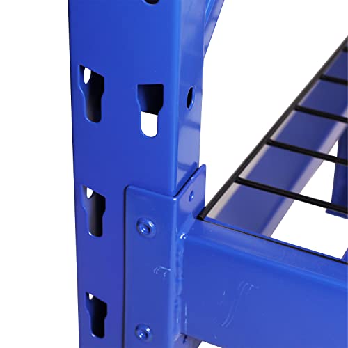 Pro-LifT Garage Storage Shelves - Heavy Duty 3-Tier Adjustable Metal Wire Shelving Units with 3000 lbs Total Capacity for Garage Basement Racking Organization - 48" H X 48" W X 24" D Pro-LifT