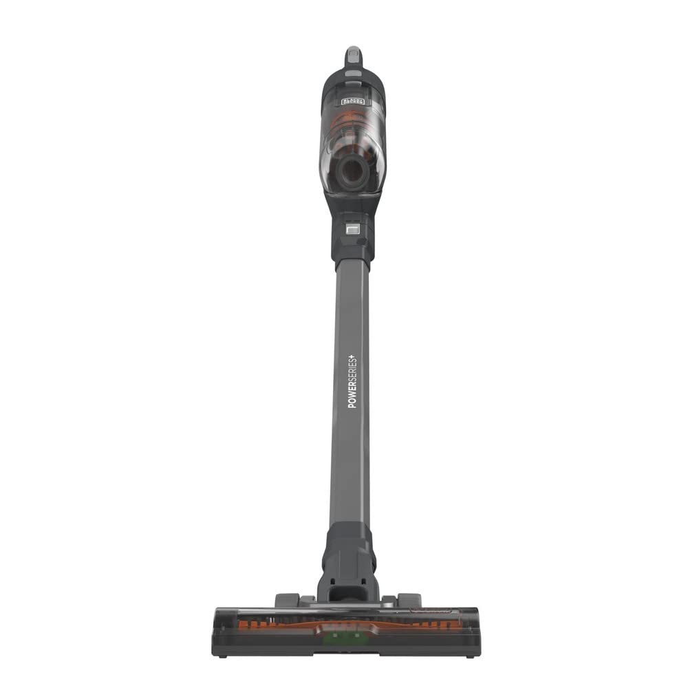 BLACK+DECKER POWERSERIES+ 20V MAX Cordless Stick Vacuum with LED Floor Lights, Lightweight, Removable Battery (BHFEA18D1) BLACK+DECKER