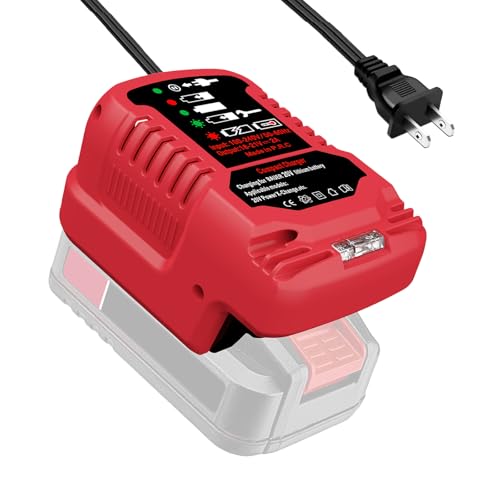 ASUNT 1701C-B 20V Battery Charger Replacement for Bauer 20V Hyper.max Lithium Ion Battery Compact Mini Charger(Battery Not Included) ASUNT