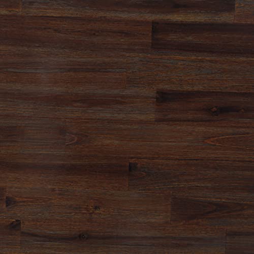 SIMPLIHOME Monroe SOLID ACACIA WOOD 38 Inch Wide Square Rustic Coffee Table in Distressed Charcoal Brown, For the Living Room and Family Room SIMPLIHOME