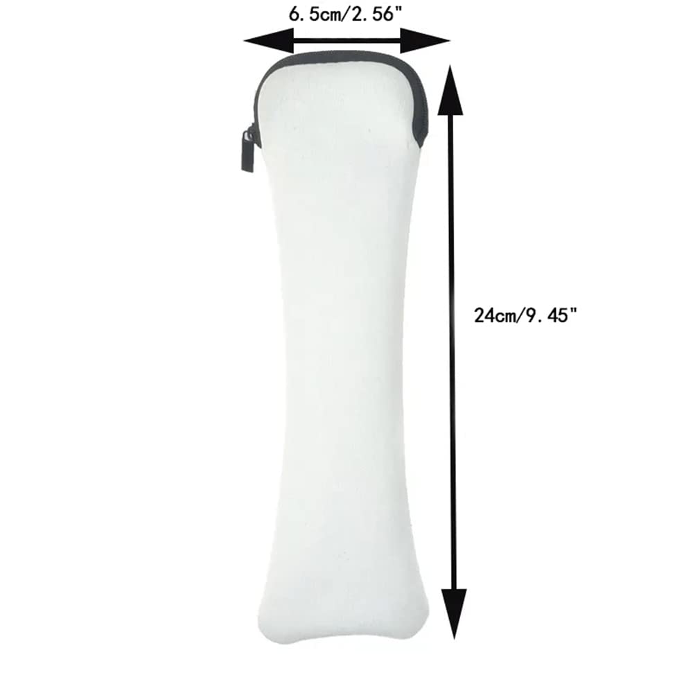 6pcs Sublimation Blank Lunch Bag Set 11.8x11.8in Tote Bag +Flatware Bag Reusable Insulated Thermal Food Case with Zipper for Heat Press Transfer Printing (white front + white back + black bottom) QOMOLANGMA