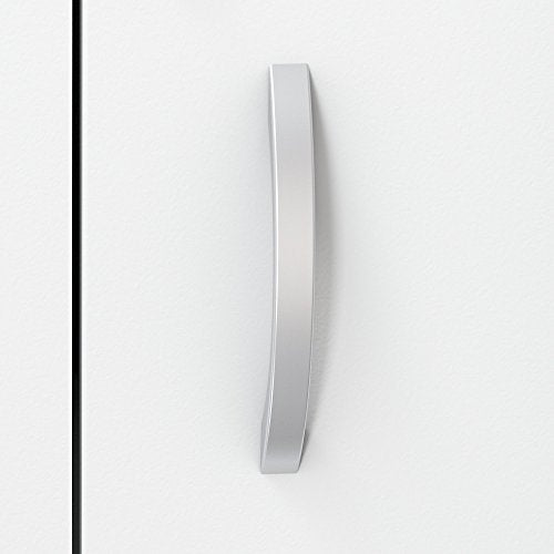 Bush Business Furniture Studio C 5 Shelf Bookcase with Doors in White Bush Business Furniture