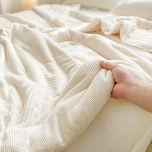 RDIAYDN Summer Duvet for Single/Double Bed, Breathable, Soft and Comfortable, Single and Double Summer Duvet, Machine Washable (E,200 x 230 cm) RDIAYDN