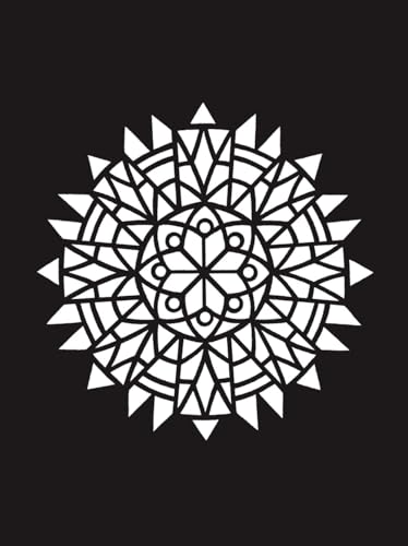 Dover Easy Kaleidoscope Stained Glass Coloring Book Dover Publications