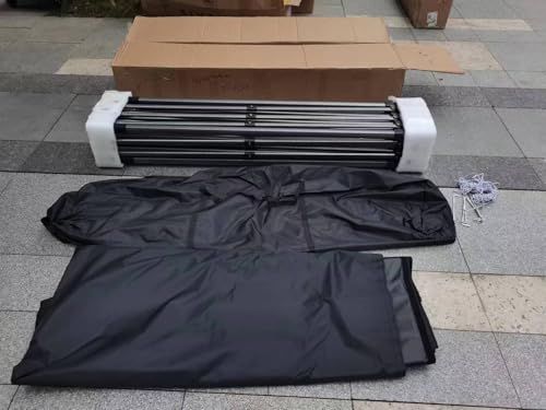 COBIZI 10x15 Canopy Tent, Heavy Duty Pop up Canopy with Sidewalls, Waterproof Easy Setup Canopy with Mosquito Netting, Outdoor Instant Screen Tents for Parties, Wedding, Backyard with Carry Bag, Gray COBIZI