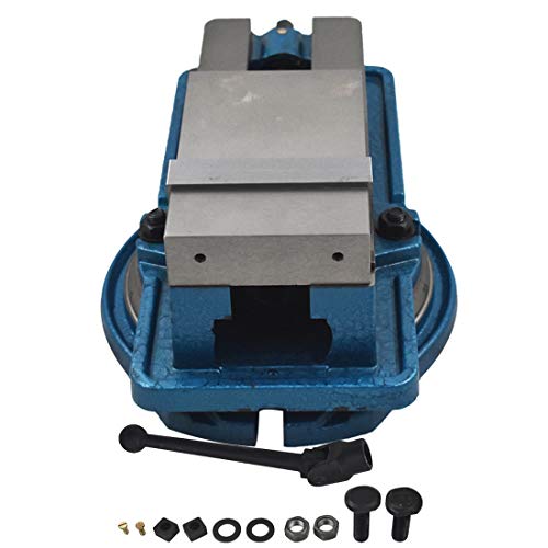 WFLNHB 4 x 4.56" Accuracy Mill Vise 360 Degree Swiveling Base Replacement for Milling Shaping and Drilling Machines WFLNHB