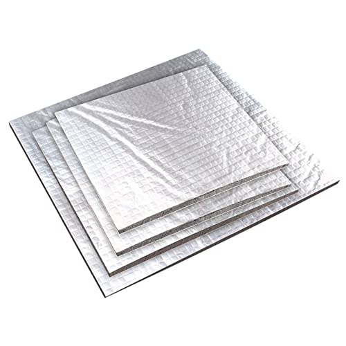 3D Printer Heating Bed Insulation Cotton for 3D Printer Heatbed 235mm Foil Self-Adhesive Insulation Cotton Sticker POJECITY