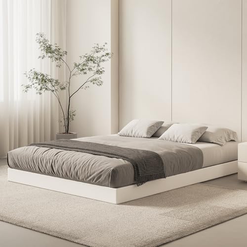 Oykomuc Box Spring Queen Size Bed Base, 5 Inch Low Profile, 3000 LBS Heavy Duty Metal Mattress Foundation with Fabric Cover, Easy Assembly, Quiet Noise Free, Non Slip Oykomuc