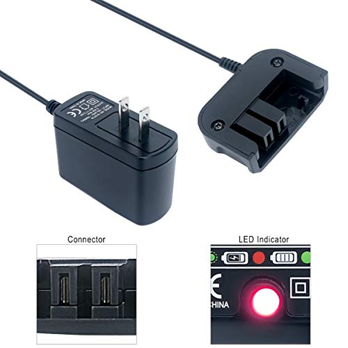 Elefly 9.6V-18V Compatible with Black & Decker Battery Charger 90556254-01, Compatible with Black and Decker 18V 14.4V 12V 9.6V NiCad & NiMh Battery HPB18 HPB18-OPE HPB14 HPB12 HPB96 ELEFLY